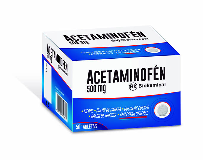 Acetaminofén 500 mg