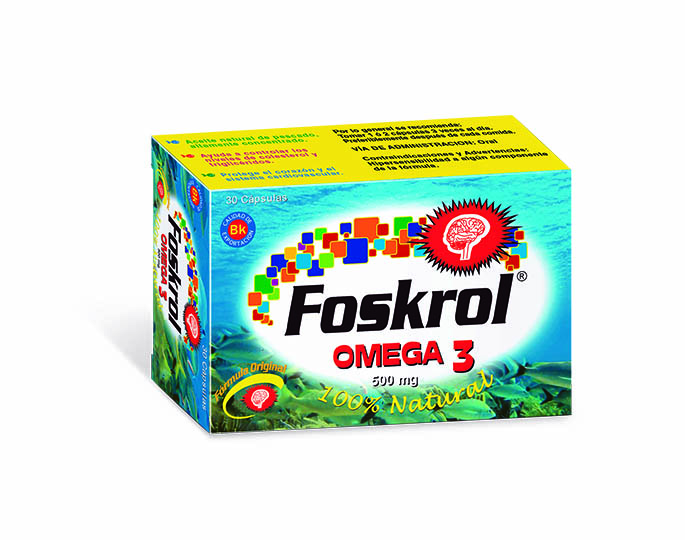 Foskrol Omega 3 500 mg Cápsulas