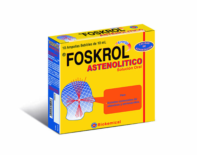 Foskrol Astenolítico Solución Oral