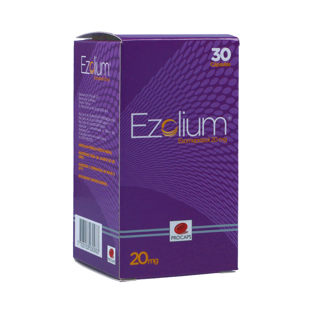 EZOLIUM 20MG CD CJAX30 UN GT CIAL