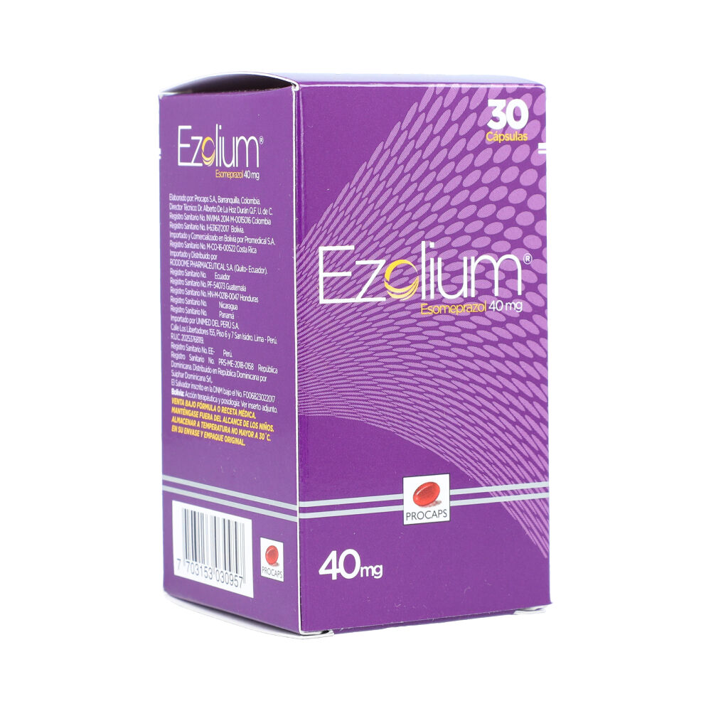 EZOLIUM 40MG CD CJAX30 UN GT CIAL