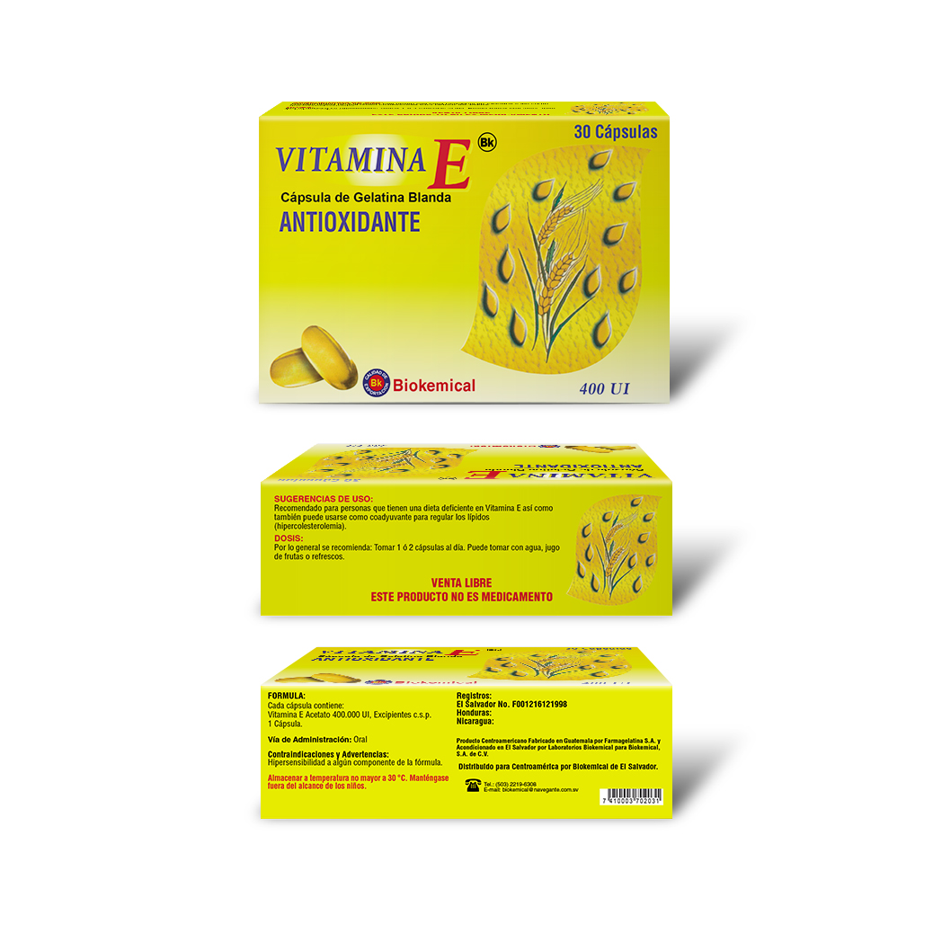 Vitamina E 400 UI BK 