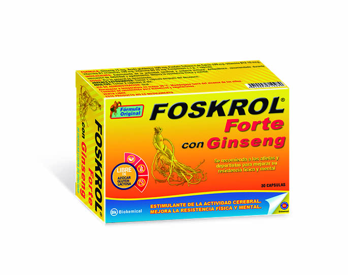 Foskrol Forte con Ginseng Cápsula