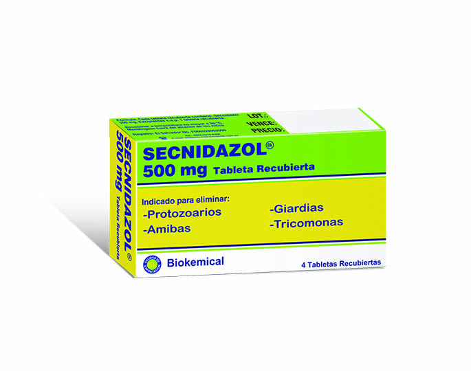 Secnidazol BK 500 mg Tableta Recubierta