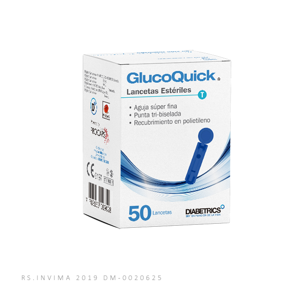 GlucoQuick Lancetas esteriles