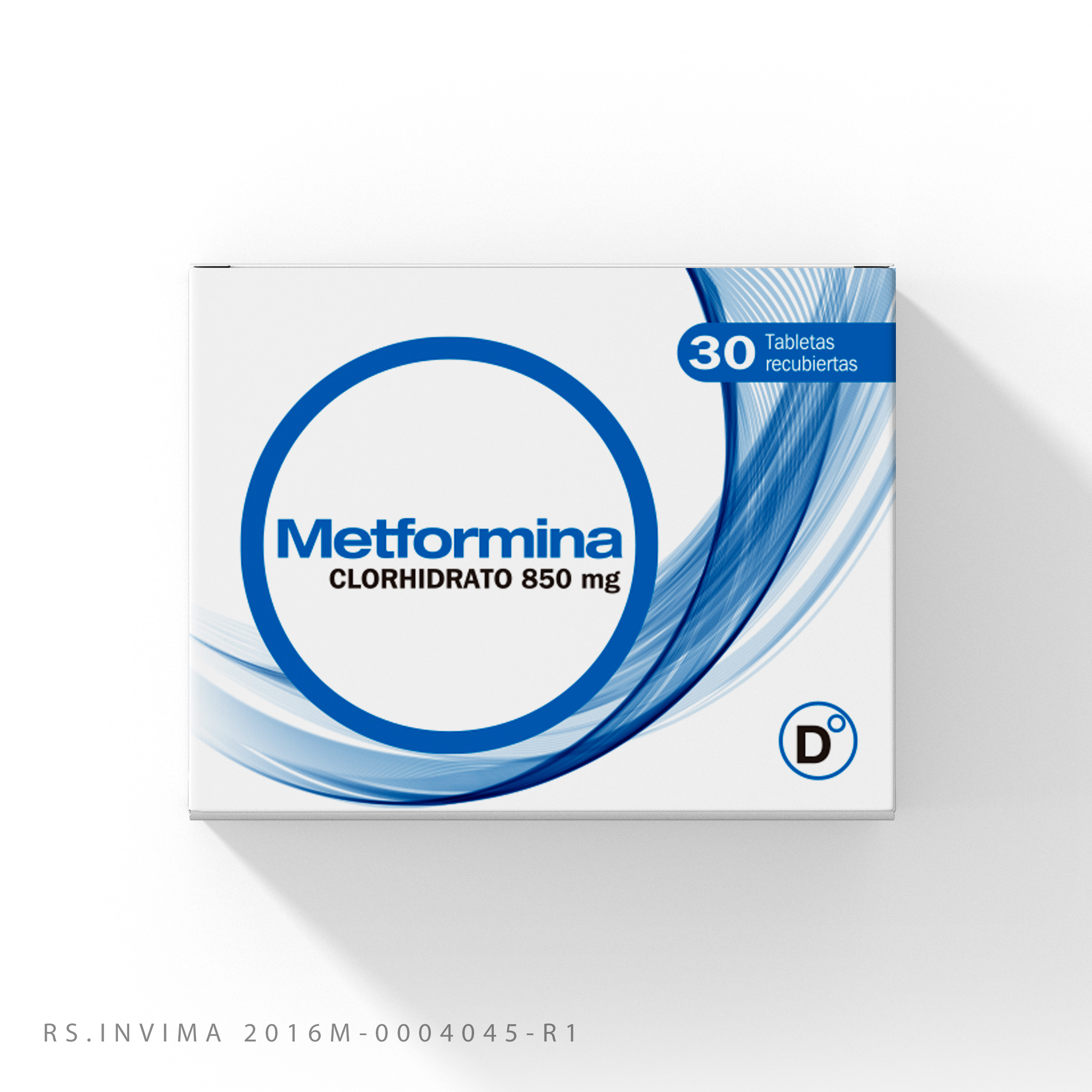 Metformina Clorhidrato 850mg 