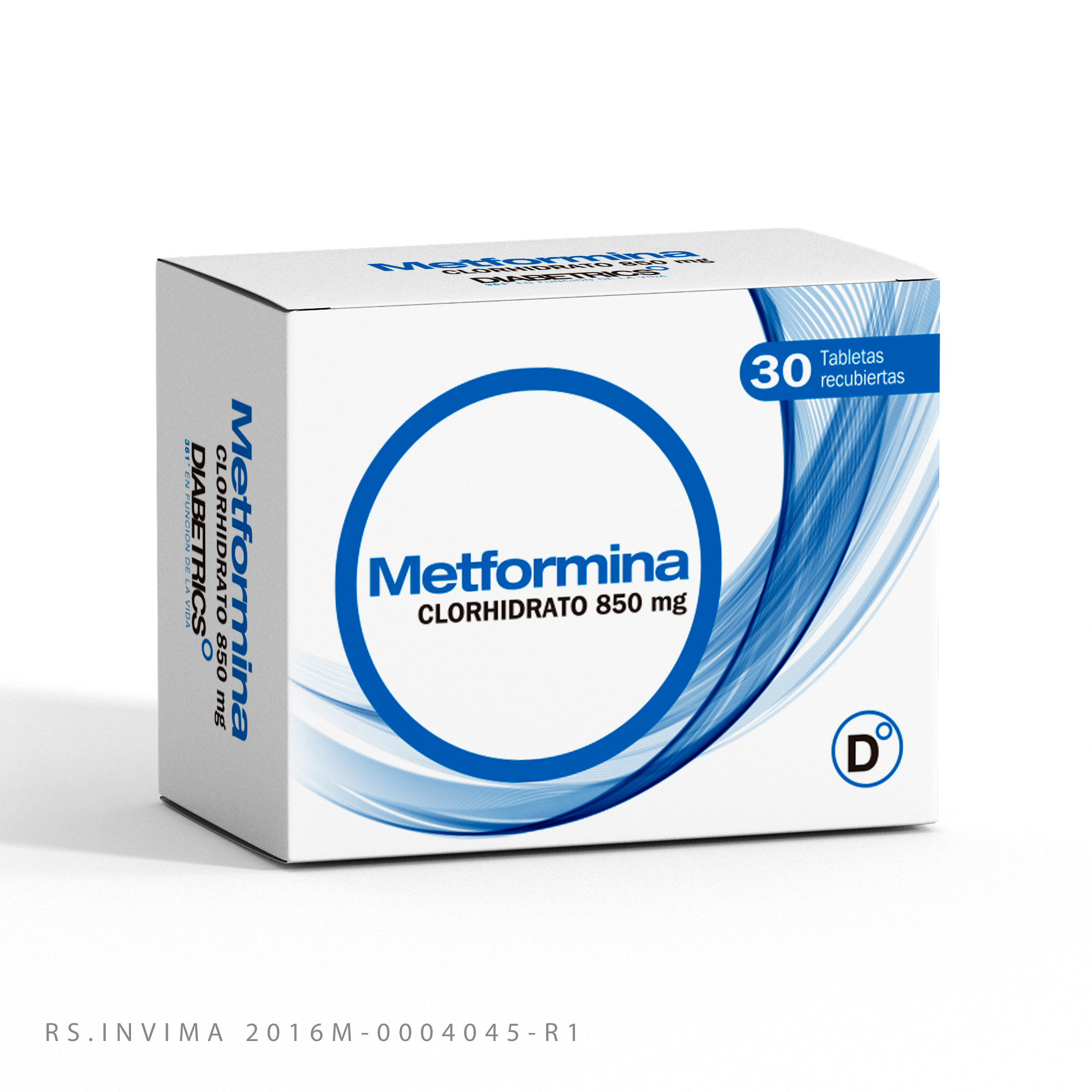 Metformina Clorhidrato 850mg 