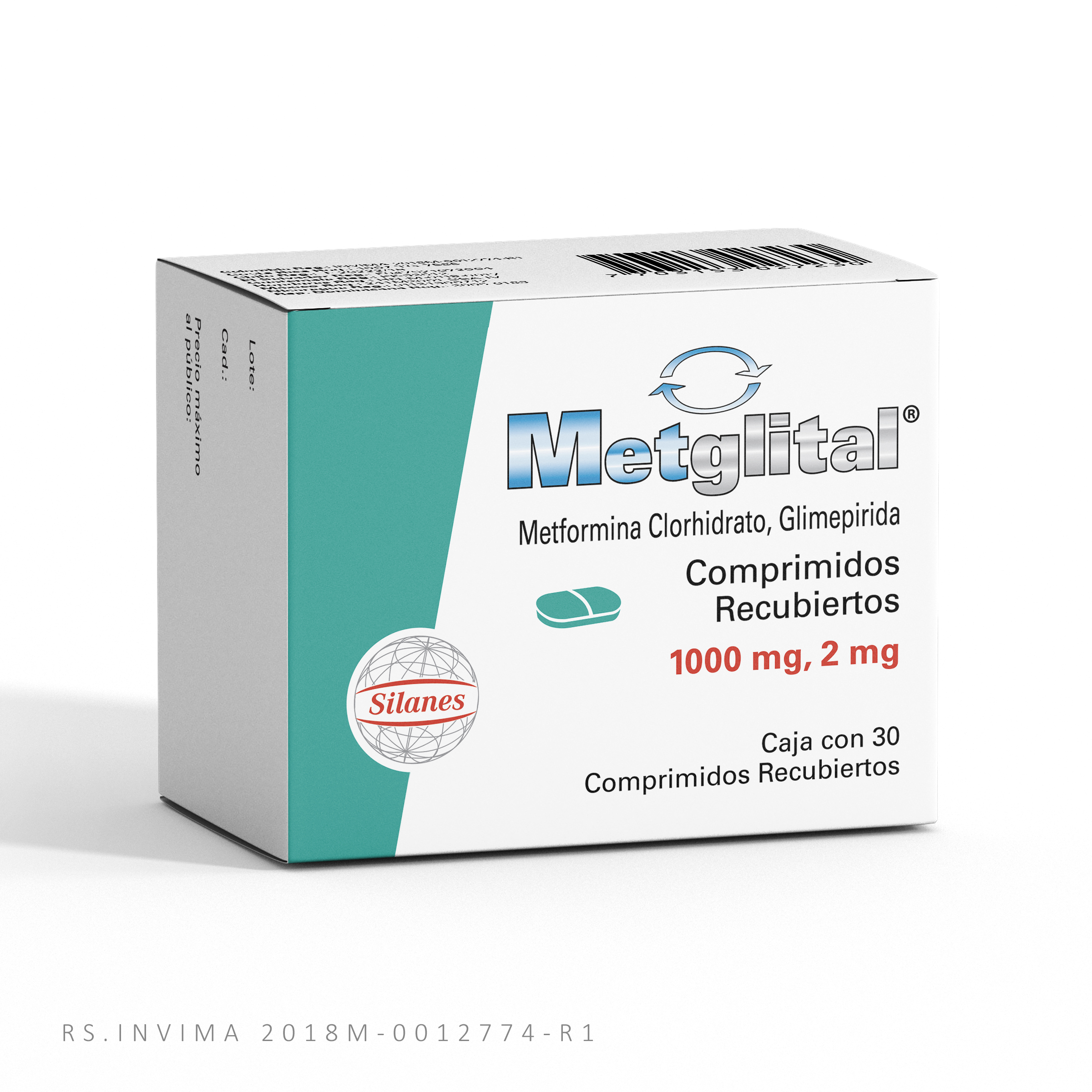 Metglital 1000mg / 2mg