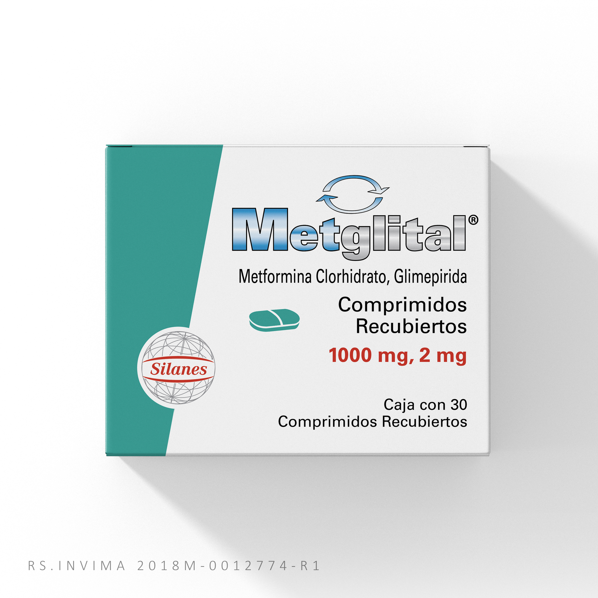 Metglital 1000mg / 2mg