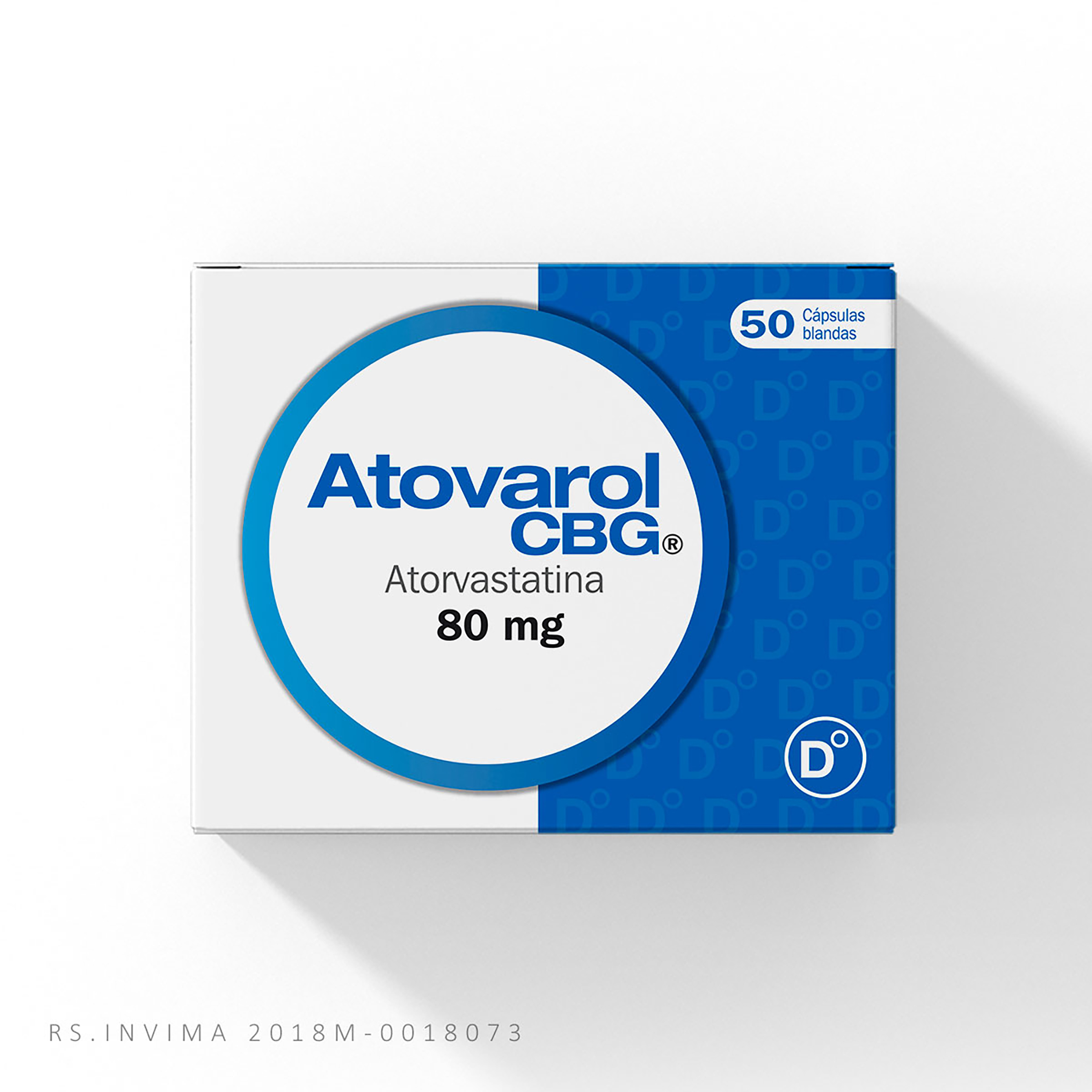 ATOVAROL 80mg CBG CJA X 50 UND CIAL