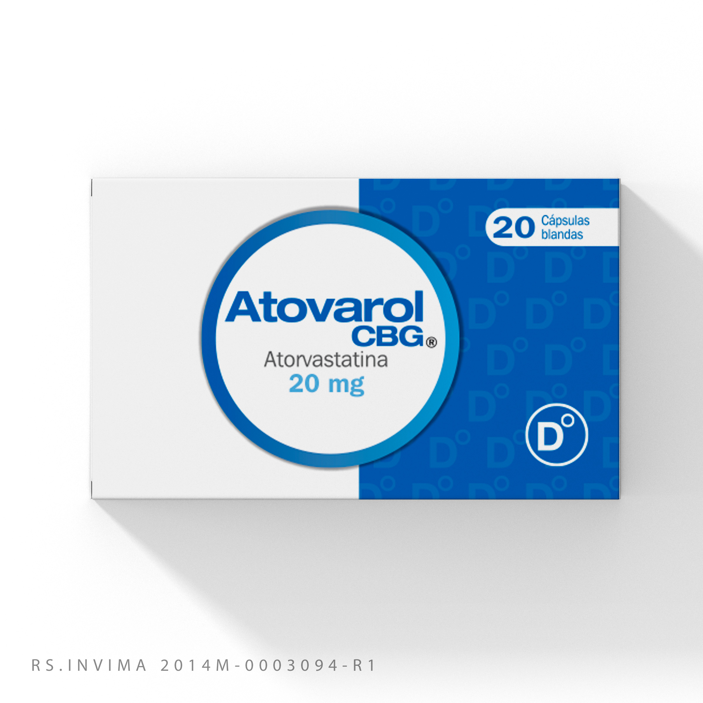 ATOVAROL 20mg CBG CAJA X 20 UND CIAL