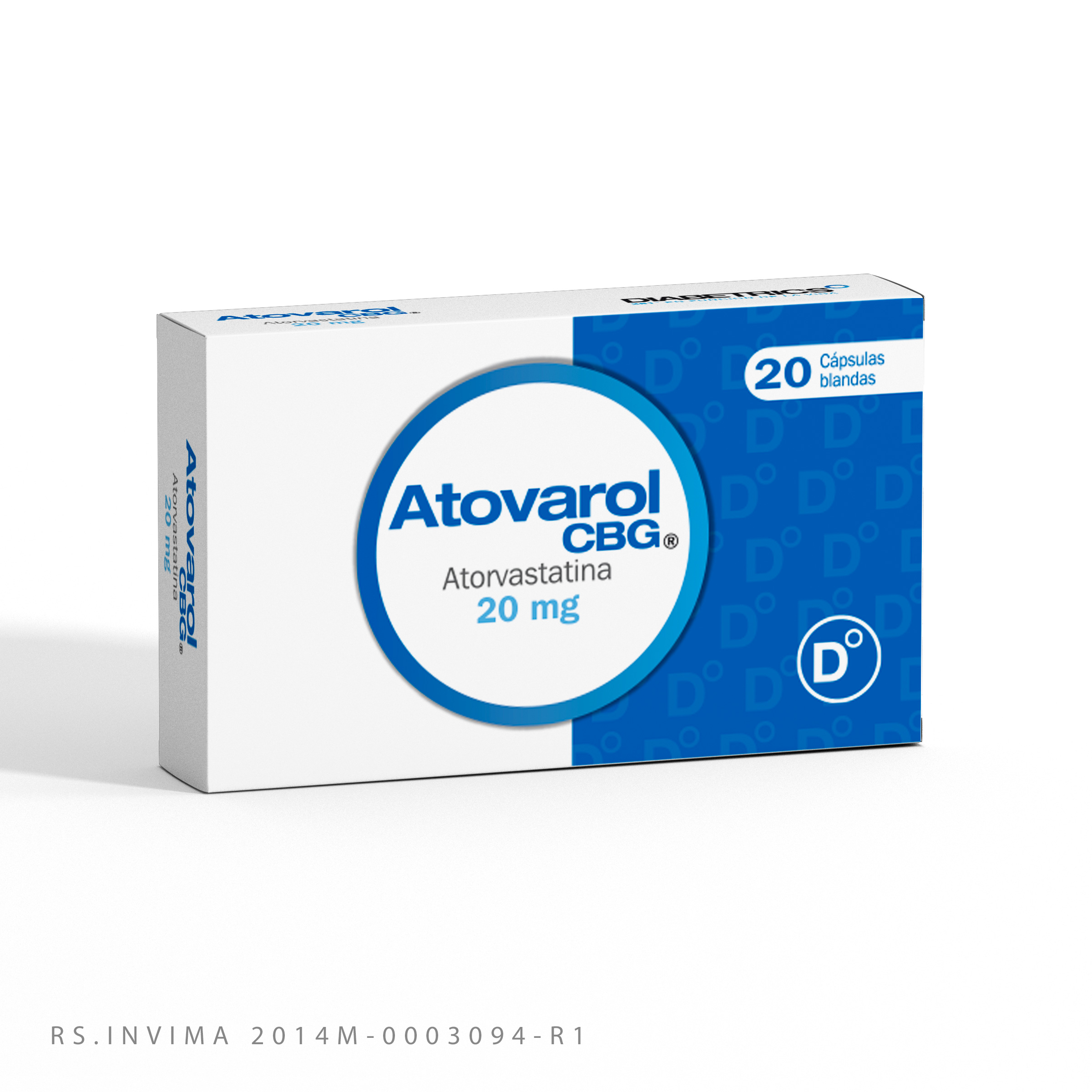 ATOVAROL 20mg CBG CAJA X 20 UND CIAL