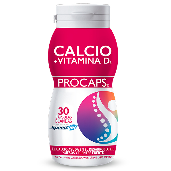 CALCIO + VITAMINA D3 PROCAPS