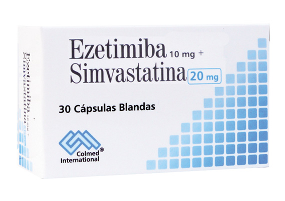 Ezetimiba 10mg + Simvastatina 20mg